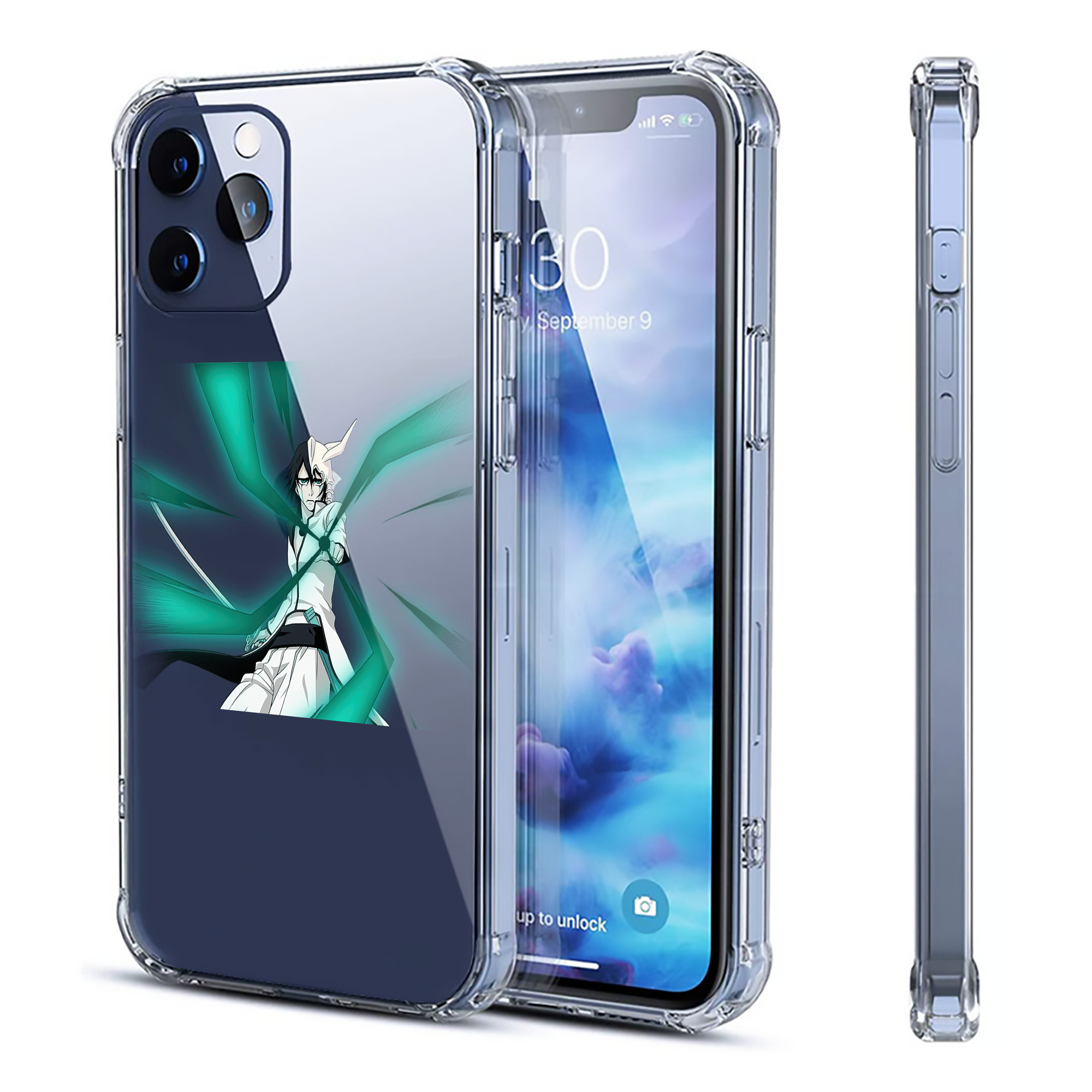 （画像用） ブリーチ ウルキオラ·シファー BLEACH Ulquiorra cifer 【iPhone 12シリーズ対応】透明スマホケース（クリアソフトケース）